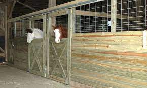 You Ll Want To Pull Out Your Hammer For These Diy Horse Stalls Cowgirl Magazine Diy Horse Barn Horse Stalls Stall Fronts