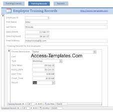 Previous 42 spa website templates free download. Employee Training Plan Template For Microsoft Access Access Database And Templates