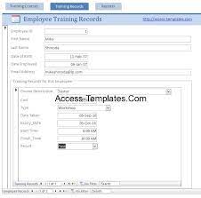 Full source code included in purchased product. Employee Training Plan Template For Microsoft Access Access Database And Templates