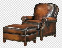 Leather recliner with ottoman, tome mid century lounge chair with genuine leather and heavy duty aluminum base modern chaise for bedroom living room lounge office. Things Found In The Study Brown Leather Sofa Chair With Ottoman Transparent Background Png Clipart Hiclipart