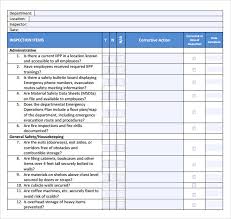 Pdf template, this warehouse safety inspection checklist template is used to evaluate work areas, emergency exits, storage areas and general environement of workplace to ensure it is in safe condition E X C E L S A F E T Y I N S P E C T I O N C H E C K L I S T T E M P L A T E Zonealarm Results