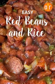 Easy Red Beans And Rice Recipe Red Beans And Rice Recipe Easy Easy Rice Recipes Red Beans N Rice Recipe