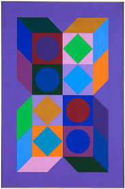 Victor Vasarel Sonora Do 1973 Victor Vasarely Op Art Geometric Art