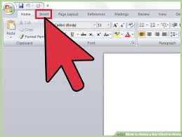 How To Make A Bar Chart In Word With Pictures Wikihow