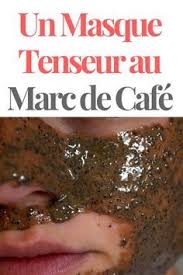 Un Masque Tenseur Maison Avec Du Marc De Cafe Recette Masque Visage Soin Visage Maison Astuces Beaute Visage