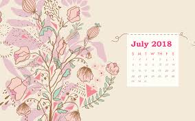 July 2018 Desktop Background Calendar July Calendar Desktop Calendar Calendar Background