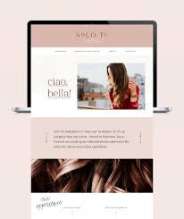 Ciao Bella Italian Website Squarespace Hair Salon Independent Stylists Branding Olive Illu Modern Website Design Squarespace Design Website Design Layout