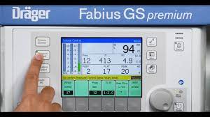 ماشین بیهوشی فابیوس پلاس تنظیمات