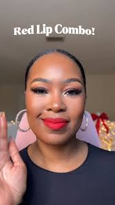 Holiday lip combo⛄️❄️ @nyxcosmetics Line Loud in 'Make a statement'  @maccosmetics Silky Matte Lipstick in 'Russian Red'