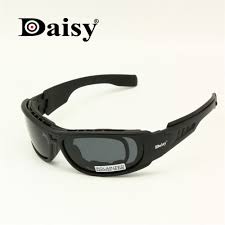 Daisy C6 Polarized Ballstic Army Sunglasses Military Goggles Rx Insert 4 Lens Kit Men Combat War Game Tact Army Sunglasses Tactical Glasses Tactical Sunglasses