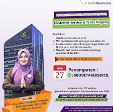 Sejak resmi beroperasi pada 1 mei 1992 atau 27 syawal 1412 h, bank muamalat indonesia terus berinovasi dan mengeluarkan produkproduk keuangan. Magang Kerja Sebagai Teller Di Bank Muamalat Untuk Lulusan Sma Smk D3 Pendaftaran Hingga 27 Juni 2018 Dibacaonline