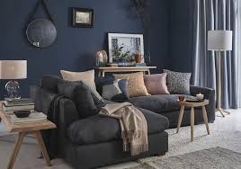 21 Chic Navy And Grey Living Room Ideas