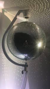 Eliminator Lighting Decor Mbsk Mirror Ball Stand Kit With White Lycra Full Compass Systems