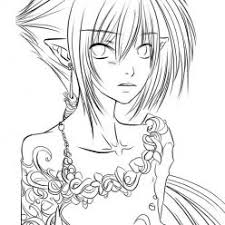 Create unusual characters, explore the beautiful game world. Coloring Pages Anime Coloring Pages For You