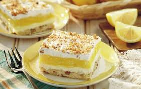 Lemon Lush My Mom Used To Make This All Of The Time When We Were Kids And It Is Awesome And Easy To Make Lemon Desserts Desserts Dessert Recipes