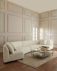 Deep seating enhances the comfort level. Here S Why Your Home Needs A Curved Sofa Architectural Digest