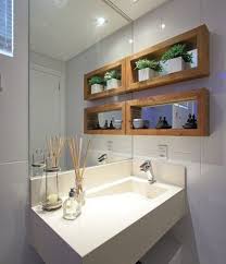 Banheiros Com Nichos Mdf Porcelanato E Embutidos Decoracao De Casa Bathroom Interior Home Design Decor Bathroom Design