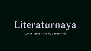 Literaturnaya Font : Download Free for Desktop & Webfont