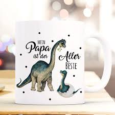 Nun komm schon mit und spiel mit mir! Cup Mug With Dinosaur Dino Dad With A Boy Saying My Dad Is The Best Gift Coffee Mug Coffee Cup Tea Mug Ts1021 Wall Decals Bumper Sticker Murals Bags Cups Backpacks