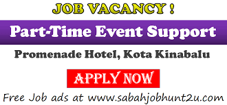 Minimum 1 year relevant working experience, preferably in hospital environment. Part Time Event Support Promenade Hotel