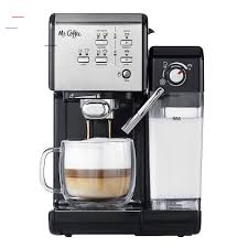 Mr Coffee One Touch Coffeehouse Espresso And Cappuccino Machine Stainless Steel Cappuccinomachine En 2020 Cosas De Manualidades De 8 Cosas