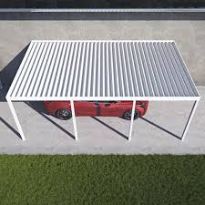 Get the perfect addition to protect your car with metal carports from wholesale direct carports. Integra 14 Ft W X 12 Ft D White Aluminum Attached Carport With 4 Posts 20 Lbs Roof Load 1282006701214 The Home Depot