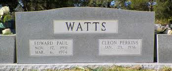 Edward Paul Watts (1931-1974)