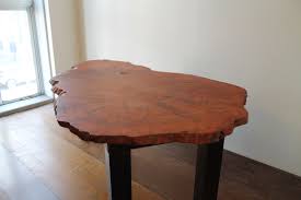 花梨のテレワーク用の一枚板デスク 瘤ありなので貴重です 渋い カッコイイ ダイニングテーブル ソファー テーブル 天然木