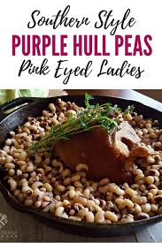 Depending on the type of peas or beans determines how much smoked meat to use. Southern Purple Hull Peas Julias Simply Southern