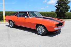 Base paint enamel white with enamel orange rs. 1969 Chevrolet Camaro Z28 Classic Cars Of Sarasota