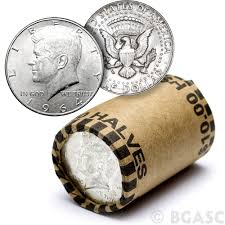 90 Silver Kennedy Half Dollar Roll 20 Coins 90 Percent Silver