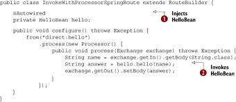 I went through stack trace but that led me nowhere. Chapter 4 Using Beans With Camel Camel In Action