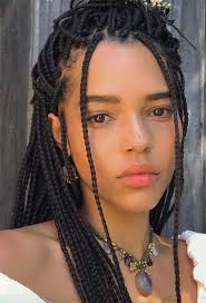 Thereafter tie a knot at the base of the section and start to braid in the fishtail braid hairstyle. 61 Badass Box Braids To Inspire In 2021 Glowsly