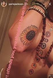 Very driven and compassionate, her hard work is evident in all her roles. Paris Jackson Flaunts New Chakras Tattoos In Series Of Topless Social Media Postings Freshpopmusic