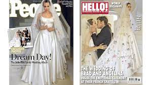 Jun 03, 2021 · es galt als eines der größten geheimnisse der modegeschichte: Kinder Gestalteten Ihr Hochzeitskleid Angelina Und Brad Erste Fotos Der Intimen Zeremonie Focus Online