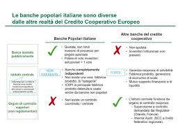 Nelle banche popolari (e in genere nelle società cooperative) il cambio di controllo richiede che qualcuno metta d'accordo la metà più uno dei soci per scalzare la gestione corrente. Banche Popolari In Europa Un Confronto Aziendabanca It