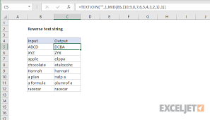 Learn how to generate c# random number, random alphabets and ramdom string containing special characters in this informative c# tutorial with code examples. Excel Formula Reverse Text String Exceljet