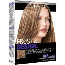 Burgundy highlights are almost always a hit with dark hair, making them a popular choice when it comes to highlights. L Oreal Paris Frost And Design Cap Hair Highlights H65 Caramel Shop Hair Color At H E B
