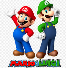 Mario and luigi have an argument. Mario Luigi Sleepover Mario And Luigi Bros Png Image With Transparent Background Toppng