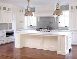 gray subway tile transitional