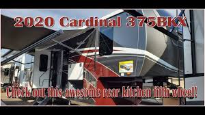 Mid bunk, lightweight, 5th wheel, grand design, reflection, reflection 31mb, fireplace, theater seating, camping, glamping, camper, full time rv. Rear Kitchen 2020 Cardinal 375bkx Fifth Wheel Couchs Rv Nation A Rv Wholesaler Rv Walkthrough Tour Youtube