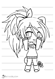 Twórz kolorowe postacie z anime. Get 39 Wolf Girl Gacha Life Coloring Pages Tomboy