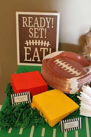 Football Birthday Party Ideas Photo 15 Of 39 Football Birthday Party Sports Themed Party Football Theme Party