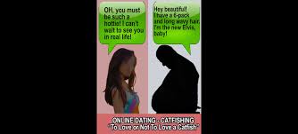 Just what does catfish suggest a catfish is a term useful for an individual who produces a fake identification on the online world so what does catfish a catfish is somebody who produces a false online identification meaning from whatis. To Love Or Not Love A Catfish Arganee Journal