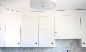 (note, ikea installs their kitchen cabinets, appliances and countertops. How To Add Crown Molding To Kitchen Cabinets Abby Lawson