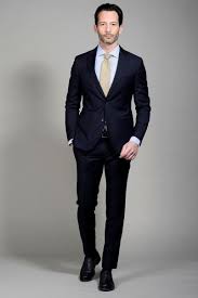 Abito completo uomo sartoriale blu scuro estivo slim fit aderente da 44 a 56. Angelico Abito Blu Scuro 100s Slim Abiti Da Uomo In Lana Blu