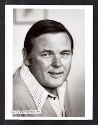 Keith Jackson ABC BROADCASTER UNSIGNED 7 x 9 ORIGINAL B&W STAFF PRESS PHOTO  #1