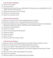 Groom and groomsmen arrive and head into men's locker room and get dressed. Free 5 Sample Wedding Timeline Templates In Pdf Ms Word Ppt