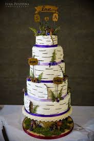Buttercream Birch Tree Wedding Cake Wedding Cake Round Wedding Cakes Birch Wedding Cakes Rustic Woodland Wedding Cake Woodland Wedding Cake