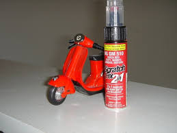 Modern Vespa Dragon Red Paint Substitute